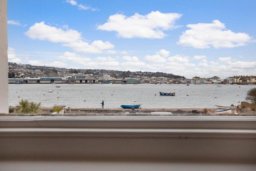 Beach Front Flat Shaldon With Parking Ngoại thất bức ảnh